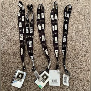 Army Lanyards Lot of 5 NWT (See Description)
